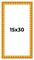15x30 Bamboo Picture Frame with UV-Resistant Acrylic & Acid Free Backing, Available in 4 Finishes - Brown, Black, Gold, and Natural